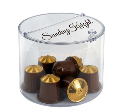 Custom acrylic coffee pod dry food container FSK-311