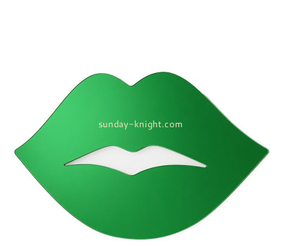 Custom acrylic wall decor lip mirror stickers MAK-198