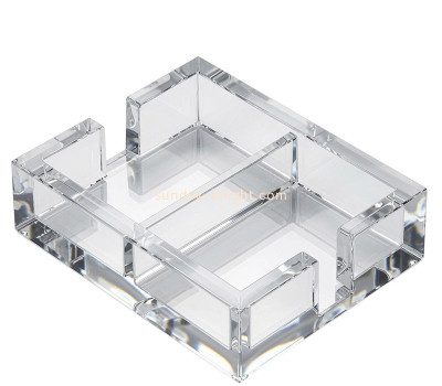 Custom acrylic 2 section playing card holder AHK-155