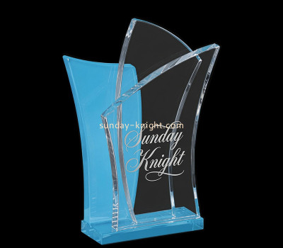 Custom acrylic winged award trophy ATK-166
