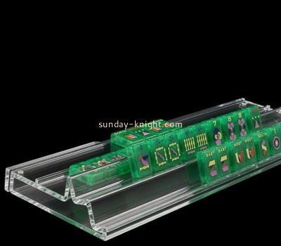 Custom acrylic double mahjong tile racks ODK-1272