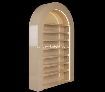 Custom acrylic wall nail store illuminated cabinet EDK-176