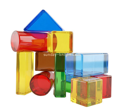 Custom acrylic kids building blocks ABK-330