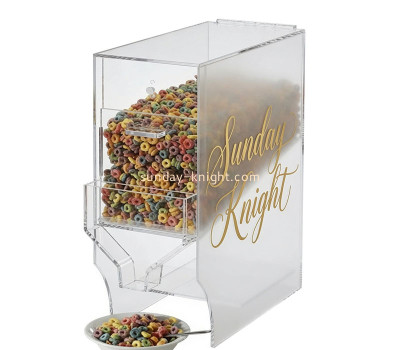 Custom acrylic donut dry food dispenser container FSK-316