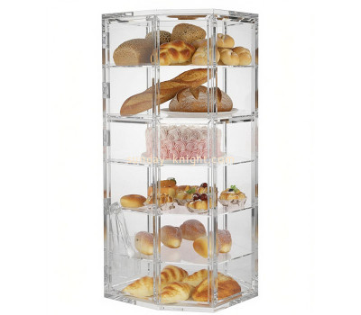 Custom acrylic 6 tiers bakery cake display cabinet FSK-315