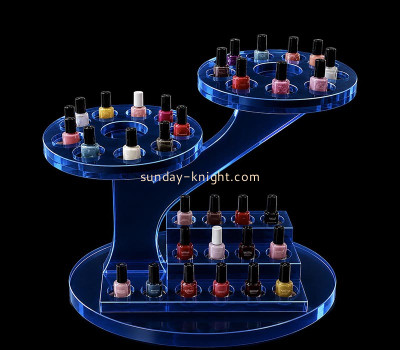 Custom acrylic multi compartment essential oil display rack MDK-596