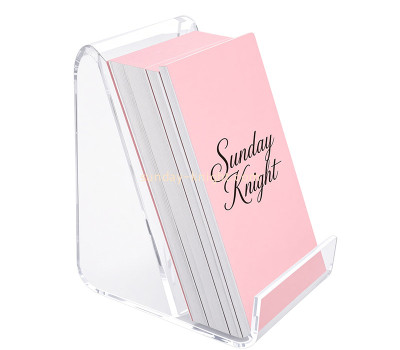 Custom acrylic countertop cute business card stand holder BHK-959