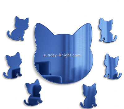 Custom acrylic wall DIY decor cats mirror stickers MAK-208