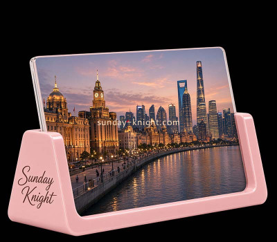 Custom U shaped acrylic photo frame APK-166