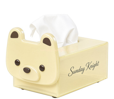 Custom cat shaped acrylic home decor tissue box AHK-162