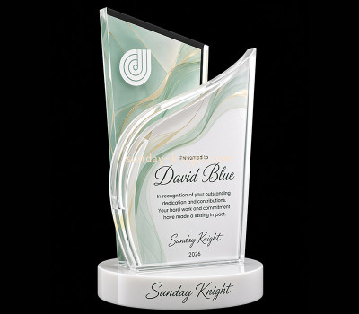 Custom acrylic employee appreciation award ATK-172