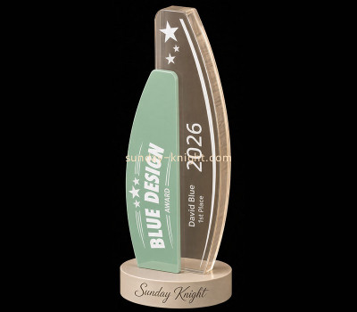 Custom acrylic business award trophy ATK-173