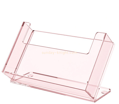 Custom acrylic slant business card holder BHK-963