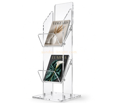 Custom acrylic floor magazine display stand BHK-965