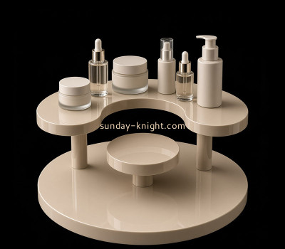 Custom acrylic skincare display riser stand MDK-602