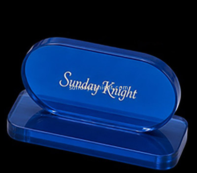 Custom acrylic company sign block CAK-453