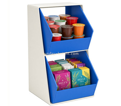 Custom acrylic tea bag & K cup organizer FSK-324