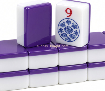Custom acrylic Mahjong game tiles ABK-343