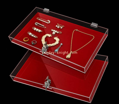 Custom locking jewelry display box JDK-829