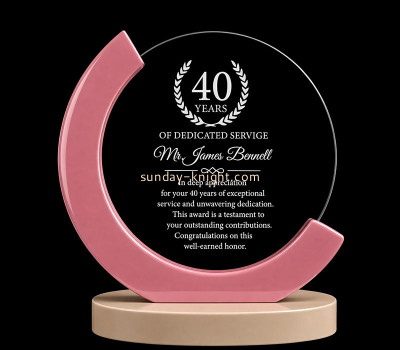 Custom 40 years of dedicated service awards ATK-176