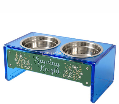 Custom dog bowl stand holder PCK-241