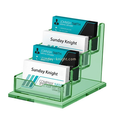 Custom acrylic multiple business card holder BHK-924
