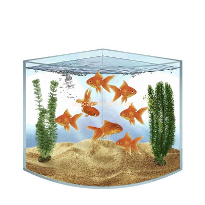 Custom acrylic A quarter circle fish tank FTK-125