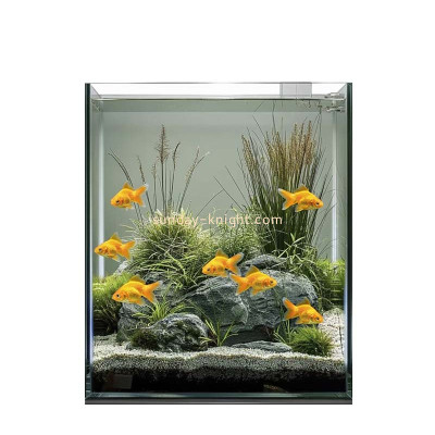 Custom acrylic tabletop gold fish tank FTK-124