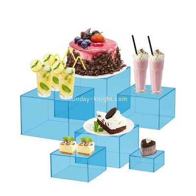 Custom acrylic buffet desserts nesting risers HCK-285