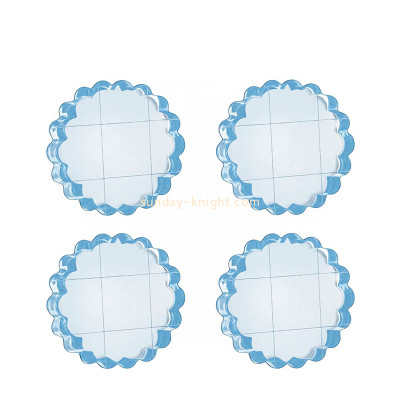 Custom acrylic DIY crafts round stamping blocks ABK-315