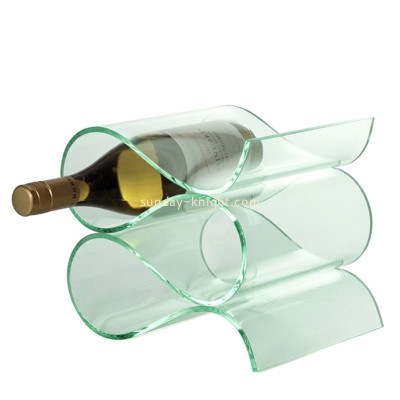 Custom acrylic unique wine bottles display holders WDK-313