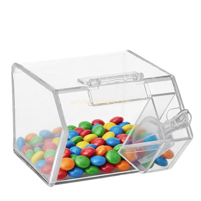 Custom acrylic supermarket retail candy box FSK-306