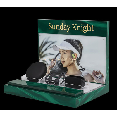Custom acrylic headset LED showcase stand CPK-238