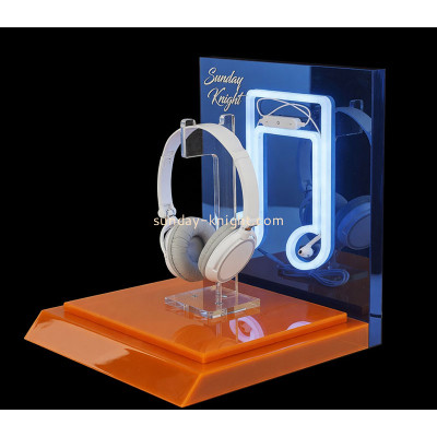 Custom acrylic headphone headset LED display prop CPK-240