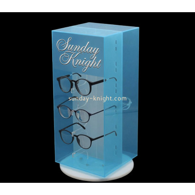 Custom acrylic rotating sunglasses display stand case SDK-168