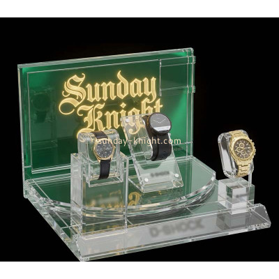 Custom acrylic boutiques watch display prop JDK-814