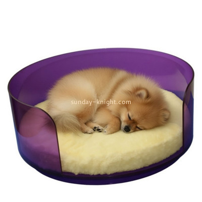 Custom acrylic round small dog bed PCK-226