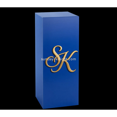 Custom acrylic exhibition plinth shop display pedestal ODK-1266
