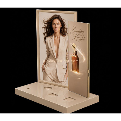 Custom acrylic skincare cosmetics display stand MDK-588