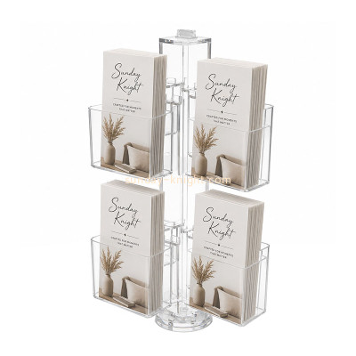 Custom acrylic multi pockets pamphlets holders BHK-952