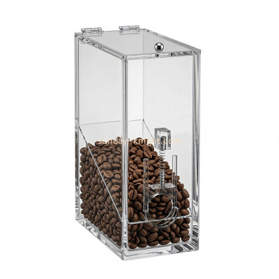 Custom acrylic coffee bean dry food dispenser FSK-310