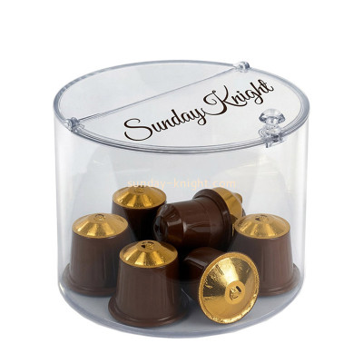 Custom acrylic coffee pod dry food container FSK-311
