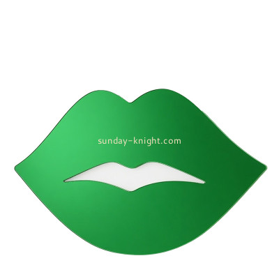 Custom acrylic wall decor lip mirror stickers MAK-198