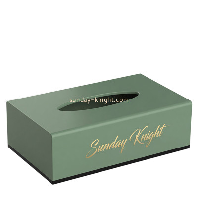 Custom acrylic hotel supplies facial tissue holder box HCK-299