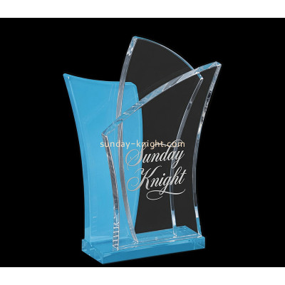 Custom acrylic winged award trophy ATK-166