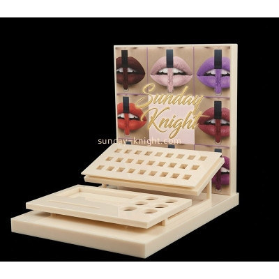 Custom acrylic lipstick beauty display stand MDK-591