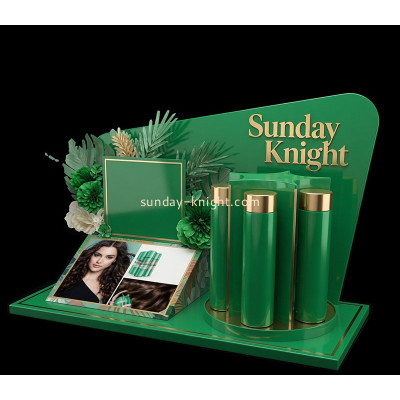 Custom acrylic bodycare skincare display stand MDK-592