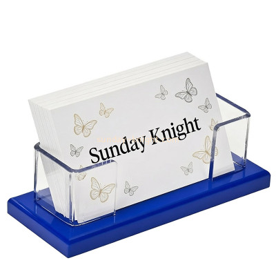 Custom acrylic exhibition business cards stand holder BHK-957