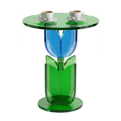 Custom acrylic round top accent coffee table AFK-452