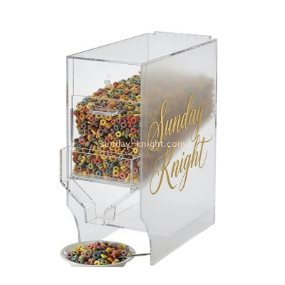 Custom acrylic donut dry food dispenser container FSK-316
